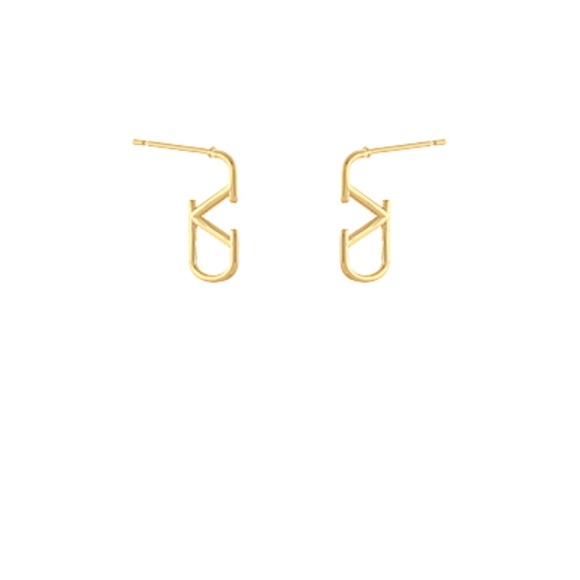 Inintial Stud Earrings - Picture 1 of 1